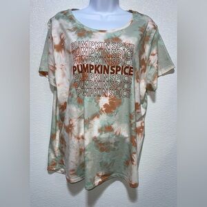 5/$25 Sonoma Pumpkin Spice Tie-Dye Tee XXL